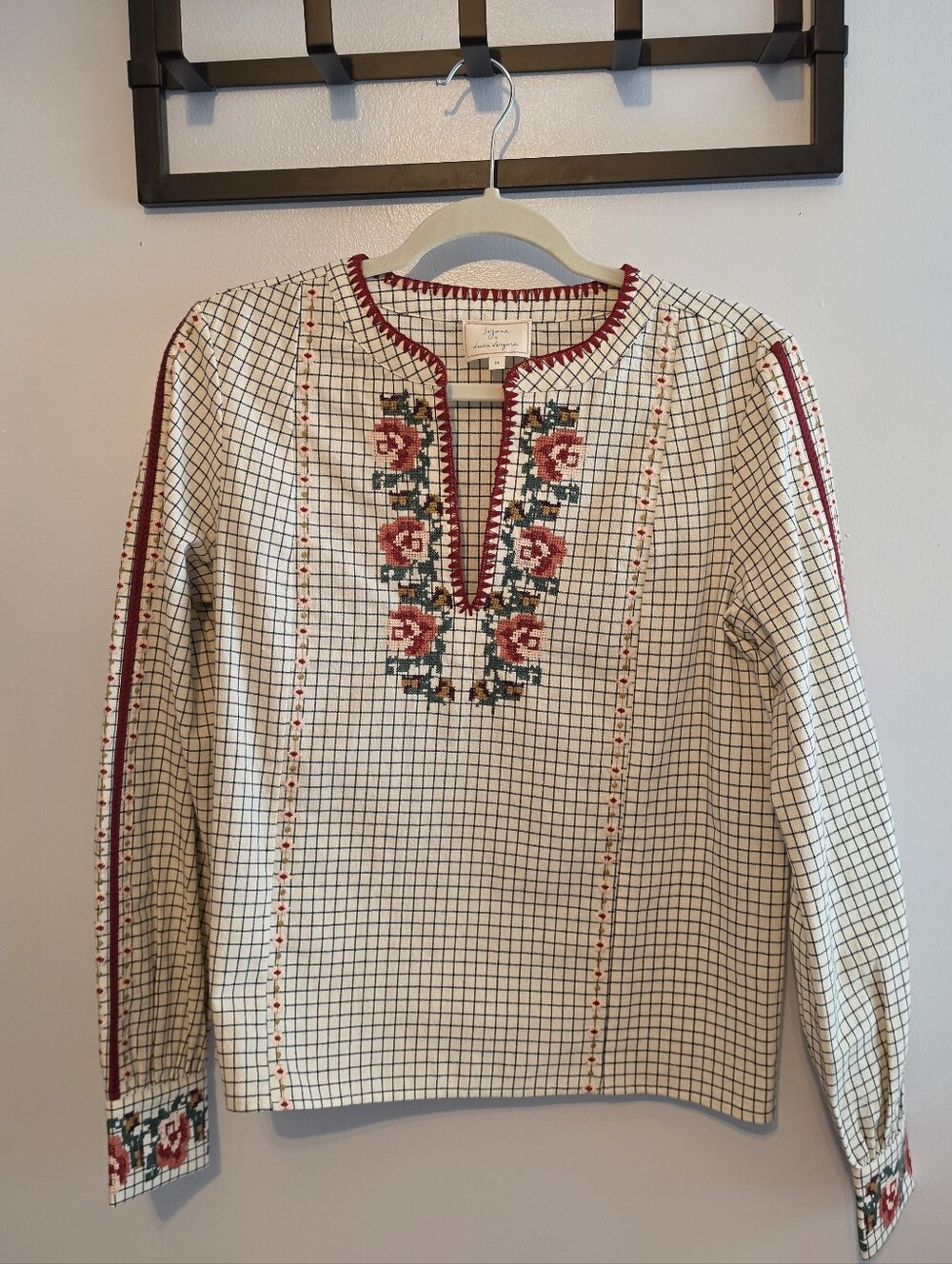 Sezane x Lucia Vergara Carminda Blouse Size 4